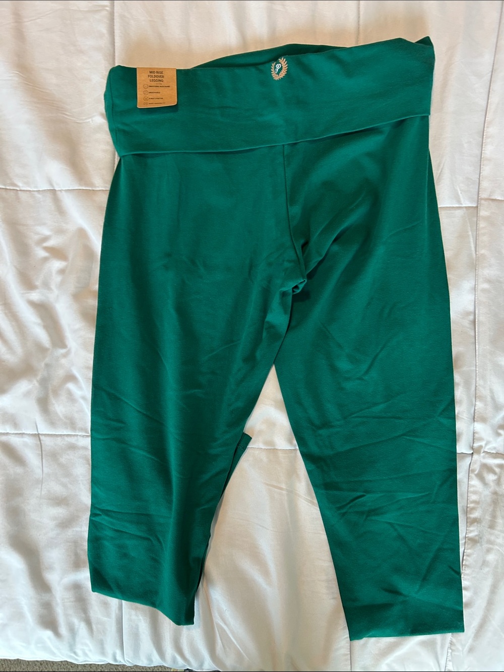 PINK Victoria's Secret Emerald Green High-Rise Leggings
